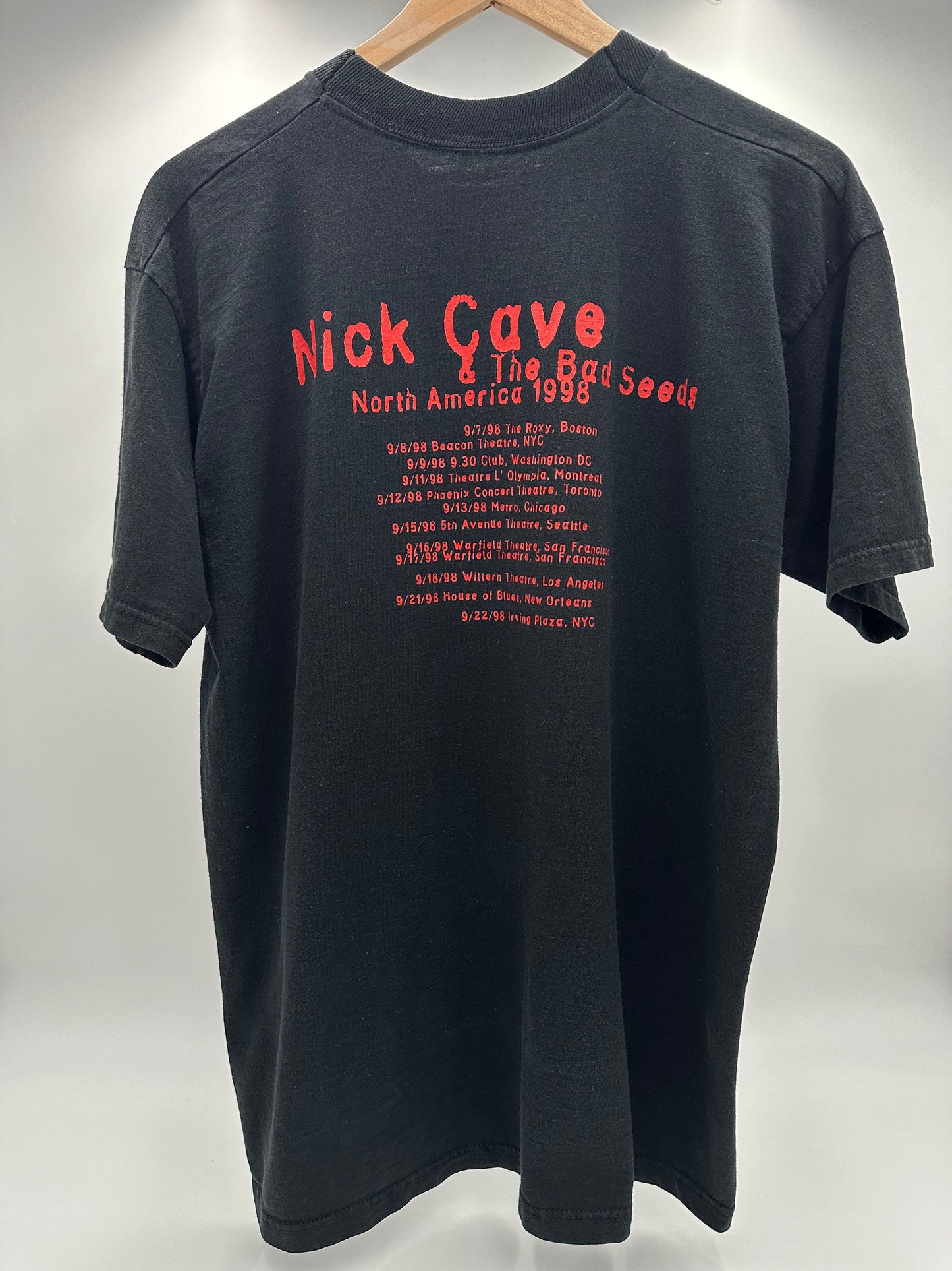 Nick Cave & The Bad Seeds 1998 - tour shirt