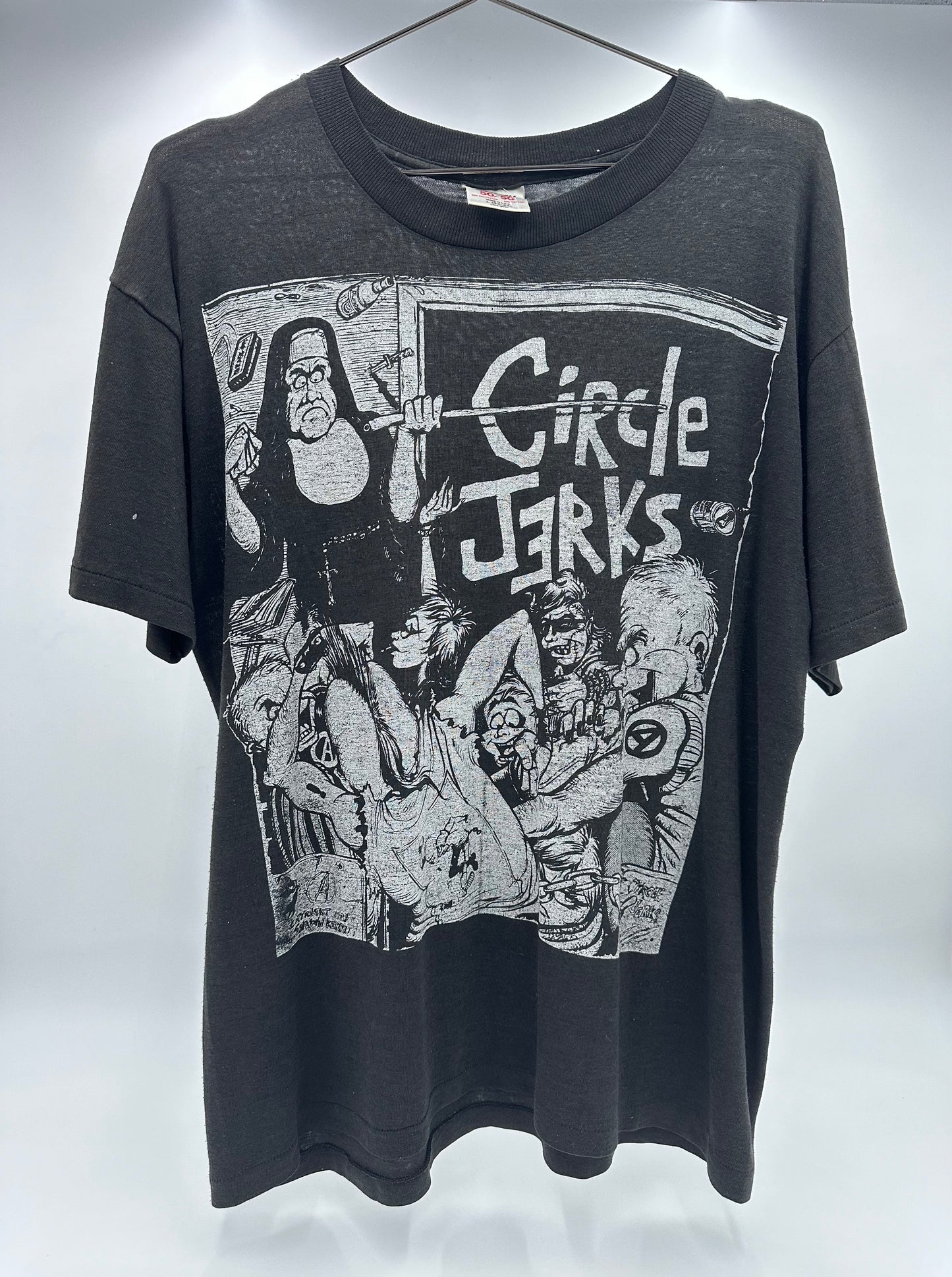 Circle Jerks 1988 - The Return Of Elvis tour shirt